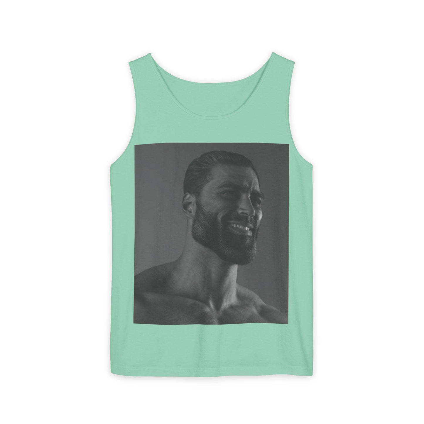 GIGA Unisex Garment-Dyed Tank Top, Summer Apparel, Funny Graphic Tee, Workout Wear, Unique Gift Idea, Casual Outfit