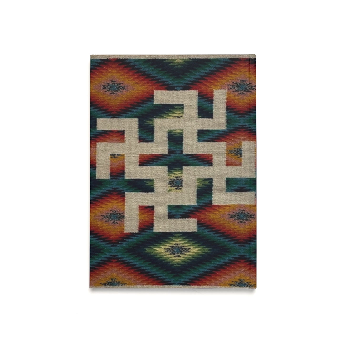 Yei Hardcover Journal - Colorful Patterned Notebook for Artists, Writers, Gift, School Supplies, Travel Journal
