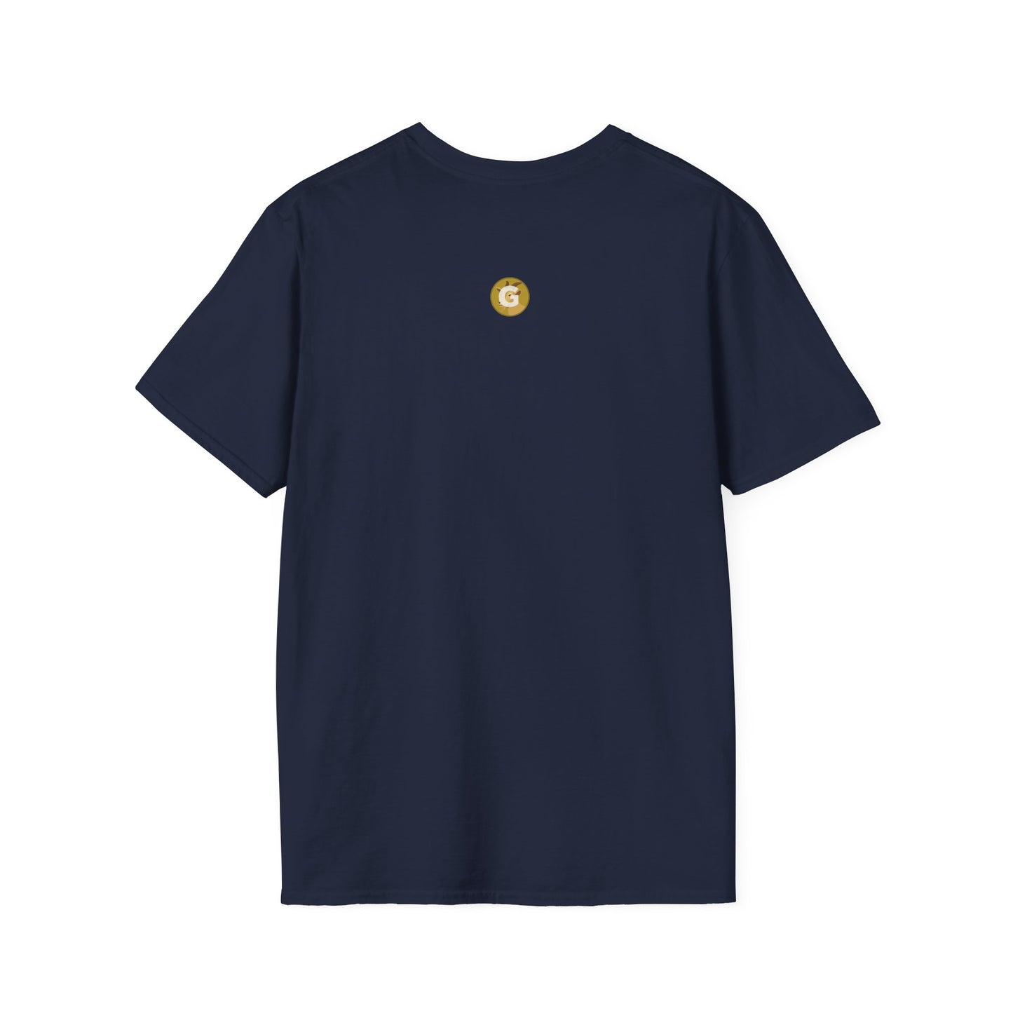 Golden Goat Unisex Softstyle T-Shirt | Cute Goat Tee for Animal Lovers, Birthday Gift, Casual Wear, Farmhouse Decor, Nature Fans