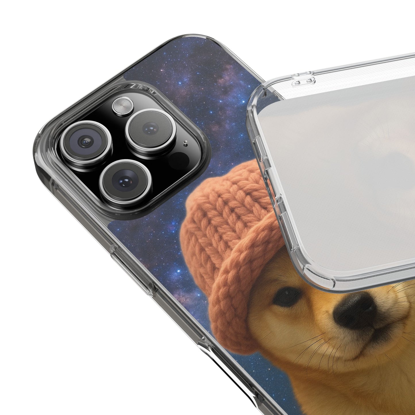 WIF Lovers Clear Phone Case, Cute Phone Cover for Animal Lovers, Pet Gift, Trendy Smartphone Accessory, Unique Dog Case