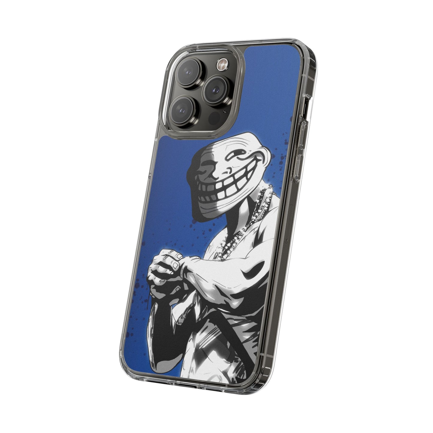 TROLL Clear Cases with Bold Graphic Design, Awesome Phone Accessories, Unique Gifts, Cartoon Phone Covers, Trendy Tech Gear