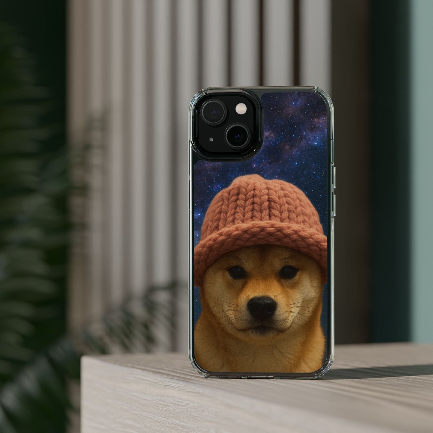 WIF Lovers Clear Phone Case, Cute Phone Cover for Animal Lovers, Pet Gift, Trendy Smartphone Accessory, Unique Dog Case