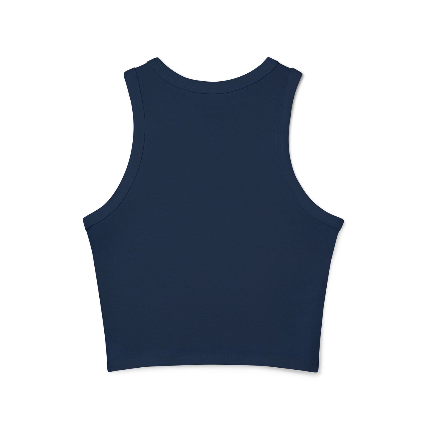 Goat Women's Micro Rib Racer Tank Top with Custom Graphic, Casual Layering Piece, Perfect for Summer, Beach Trips, Festivals, Workout Wear