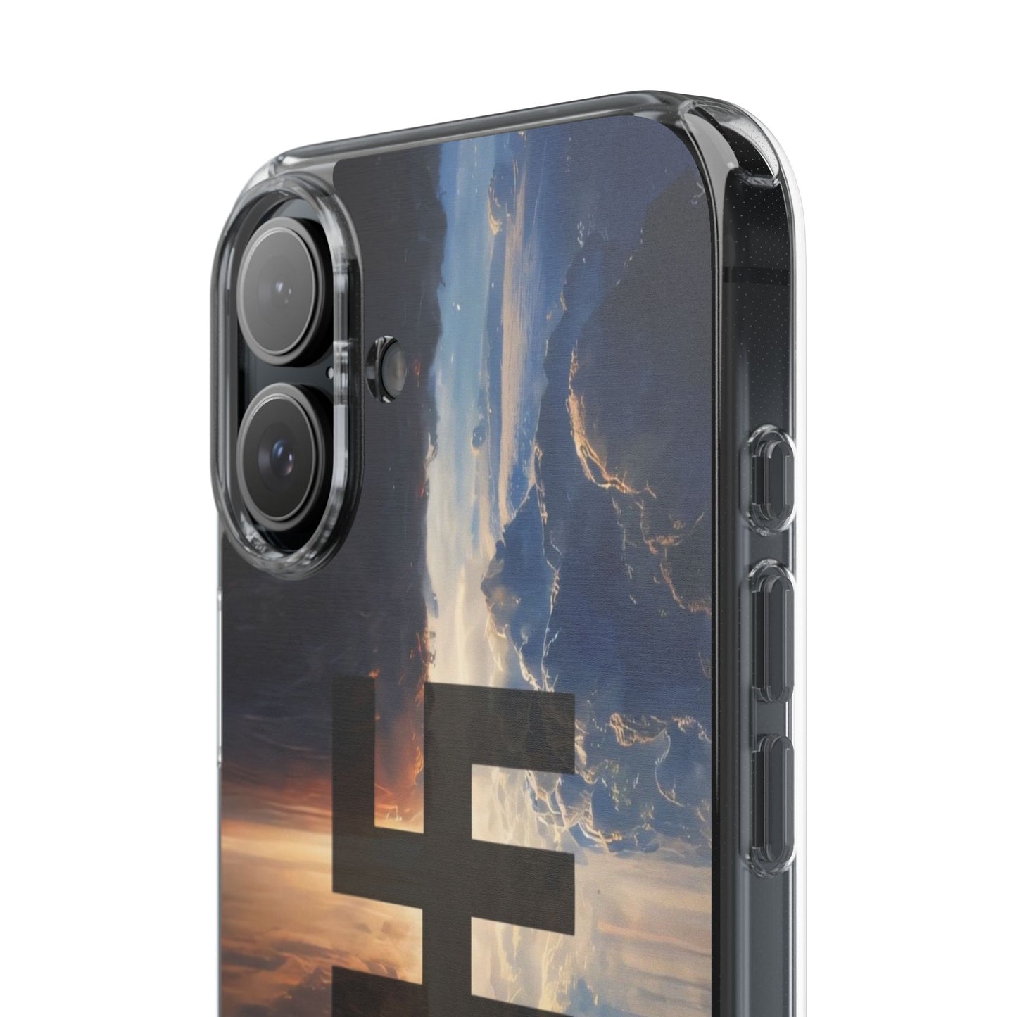 Swasticoin Nature-Themed Clear Phone Case, Unique Phone Cover with Scenic Design, Eco-Friendly Protection, Gift for Travelers, Custom Phone Accessory