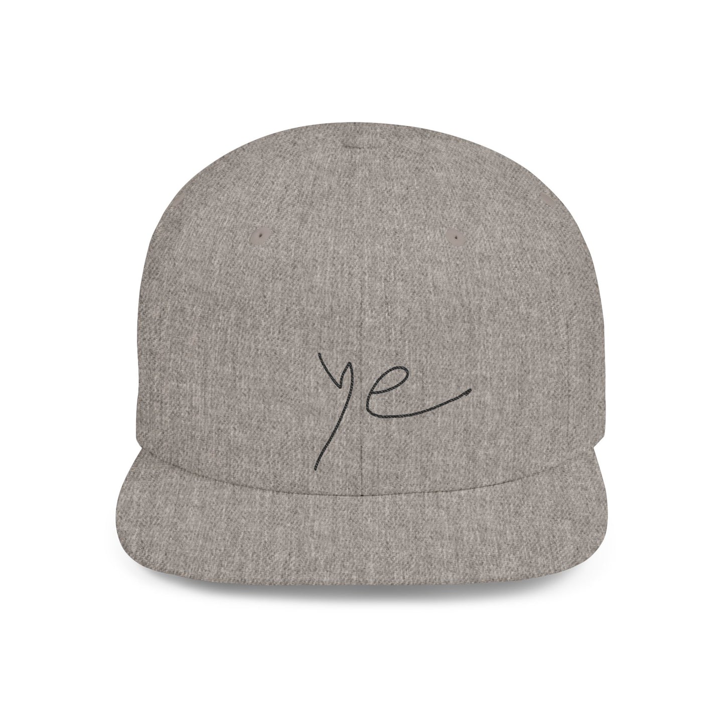 Ye 7BN Stylish Flat Bill Snapback Cap - Trendy Hat, Streetwear Essentials, Unisex Fashion, Casual Accessories, Gift Ideas