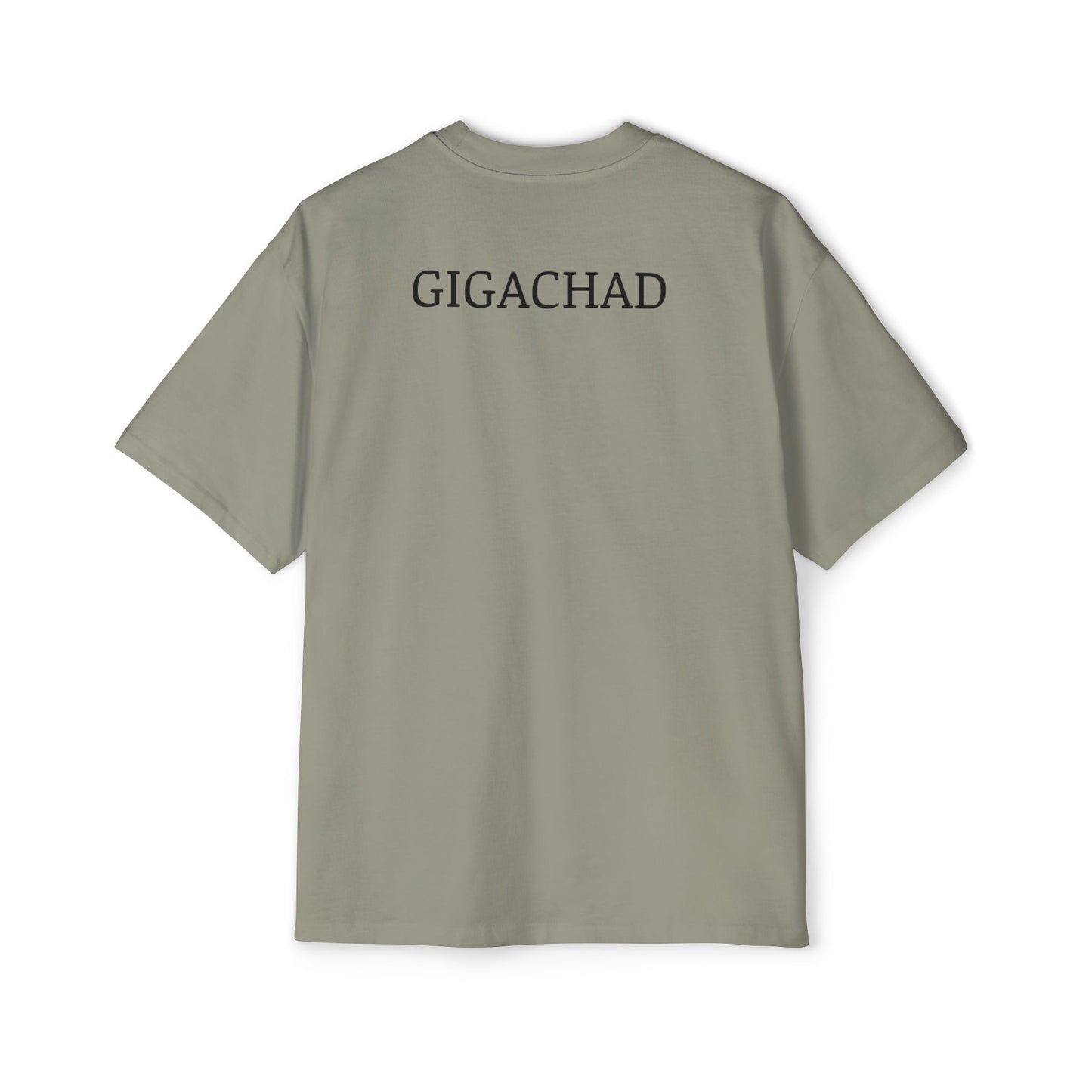 GIGA Stylish Men's Oversized Tee for Comfort Lovers, Casual Wear, Street Style, Gift for Him, Trendy Tee with Gigachad Design