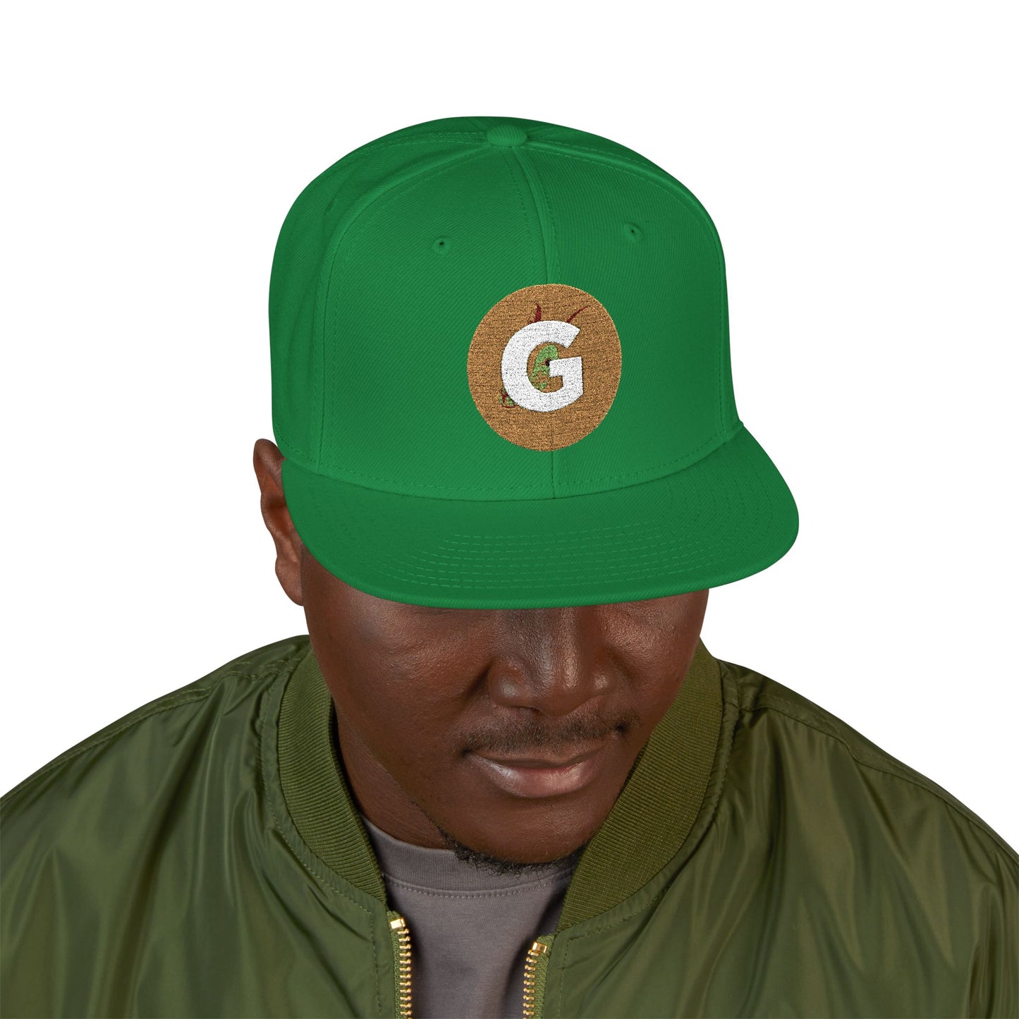 Custom Goat Embroidered Snapback Cap, Trendy Hat, Streetwear Accessory, Gift for Him, Casual Headwear, Sports Cap, Logo Hat