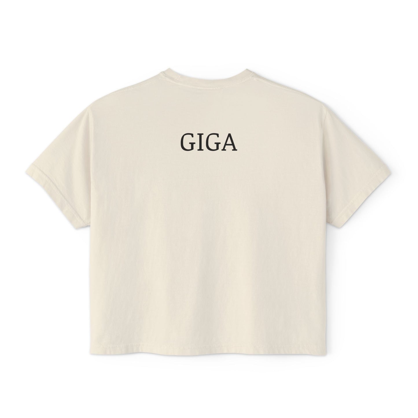 GIGA Empowerment Women's Boxy Tee - Her Body My Choice, Feminist Top, Graphic Tee, Casual Wear, Gift for Activists