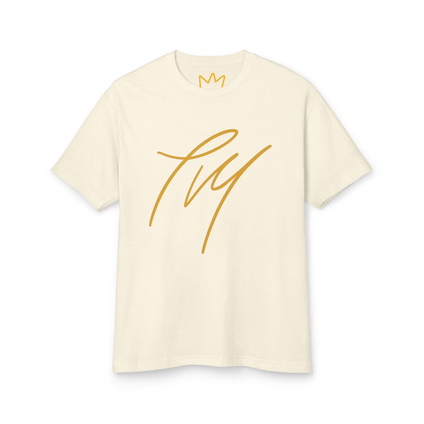 Trench Merch Crown Logo Unisex Heavyweight Cotton Tee, Casual Streetwear Shirt, Gift for Him/Her, Summer Style, Vibrant Graphics Tee