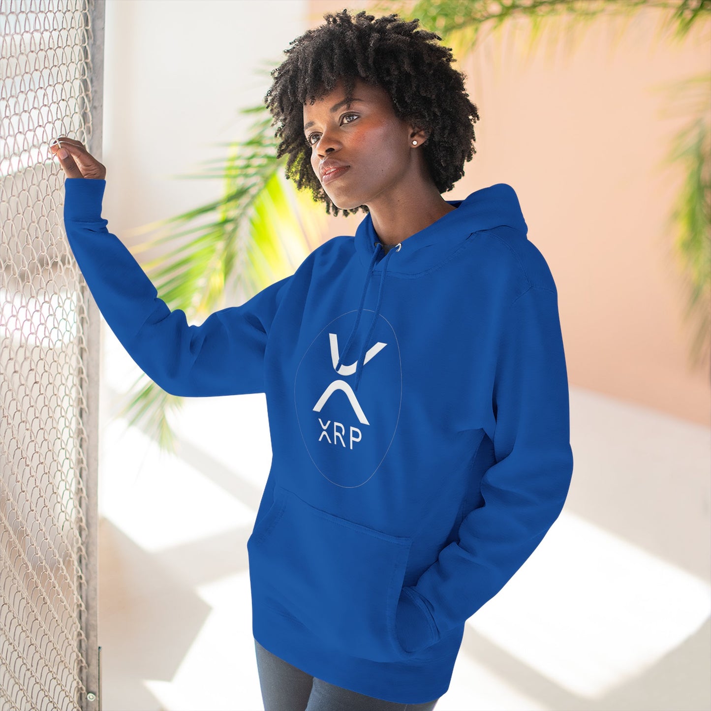 XRP Cozy Three-Panel Fleece Hoodie for Relaxed Casual Style, Perfect for Lounging, Gifting, Everyday Wear, and Cozy Nights