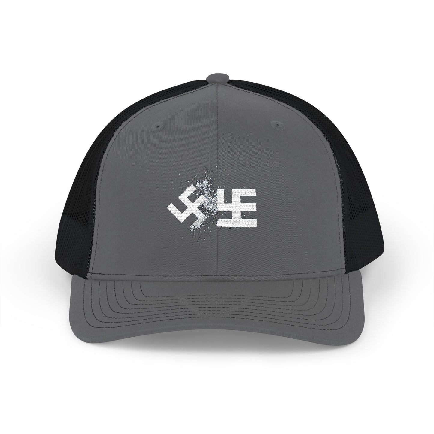 Swasticoin Stylish Embroidered Snapback Trucker Cap - Trendy Hat for Outdoors, Casual Wear, Gift for Him or Her, Adjustable, Unique Design
