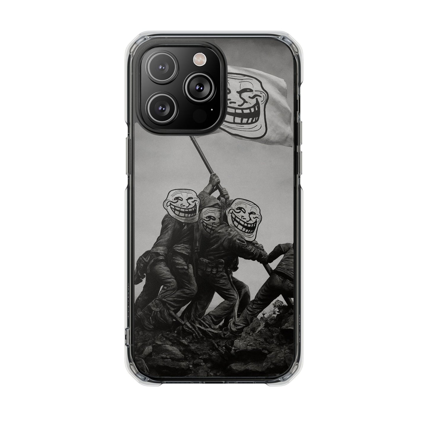 TROLL Flag Phone Case, Trendy Phone Cover, Gift for Gamers, Unique Phone Accessory, Funny Phone Protection