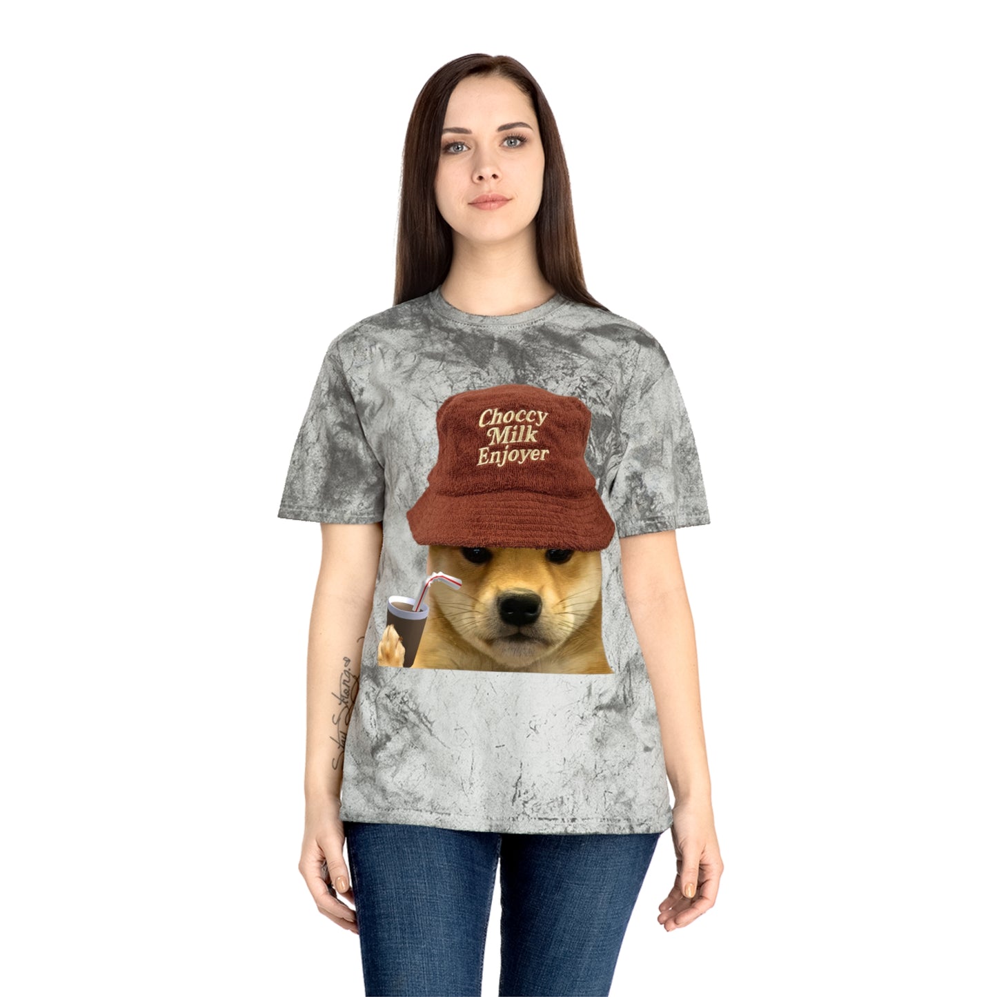 WIF Choccy Milk Enjoyer T-Shirt | Unisex Color Blast Tee | Fun Graphic Tee | Casual Wear | Gift for Dog Lovers | Summer Essentials