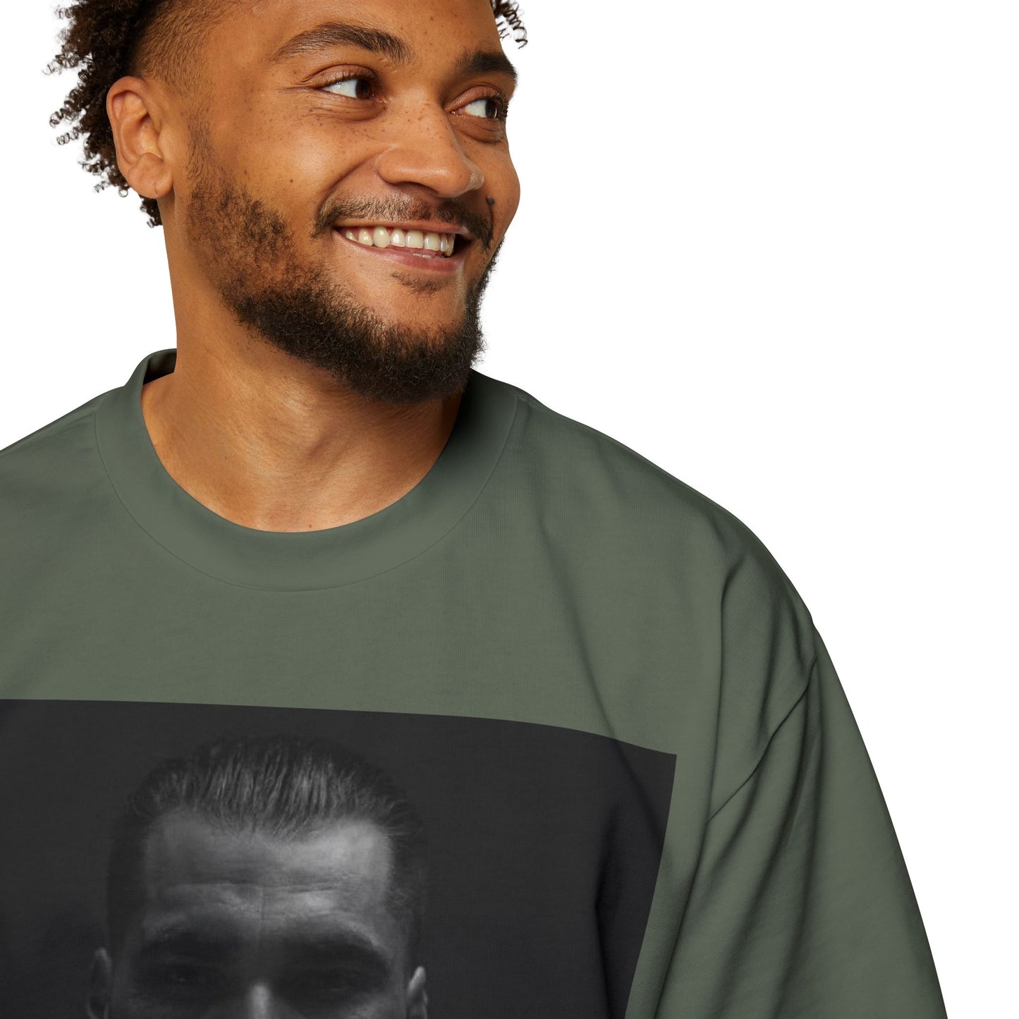 GIGA Stylish Men's Oversized Tee for Comfort Lovers, Casual Wear, Street Style, Gift for Him, Trendy Tee with Gigachad Design