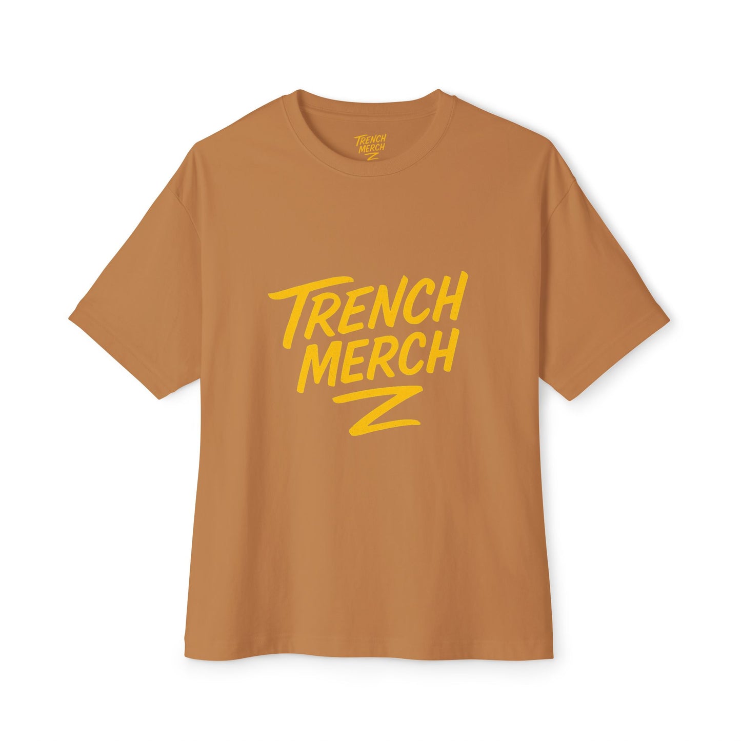 Trench Merch Unisex Oversized Boxy Tee | Casual Graphic T-Shirt for Everyday Style, Gifts for Friends, Summer Comfort, Streetwear Fashion