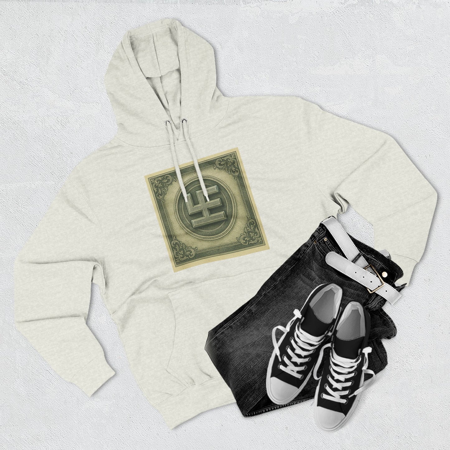 Swasticoin Cozy Three-Panel Fleece Hoodie - Ideal for Casual Days, Layering, and Gift Giving | Perfect for Home, Travel, and Outdoor Use