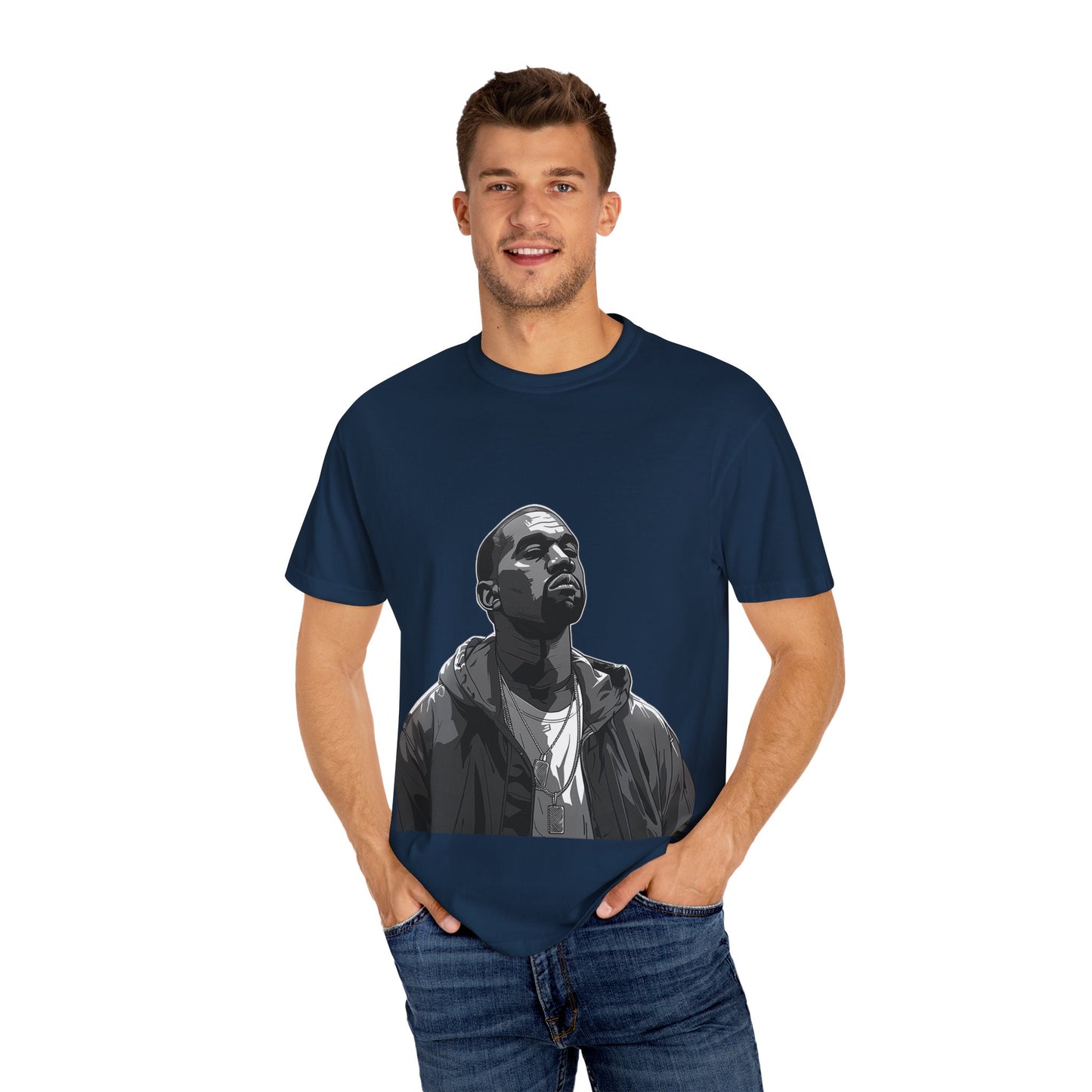 Ye T-shirt with Graphic Design, Casual Tee, Streetwear Style, Gift for Music Lovers, Fashion Statement Shirt