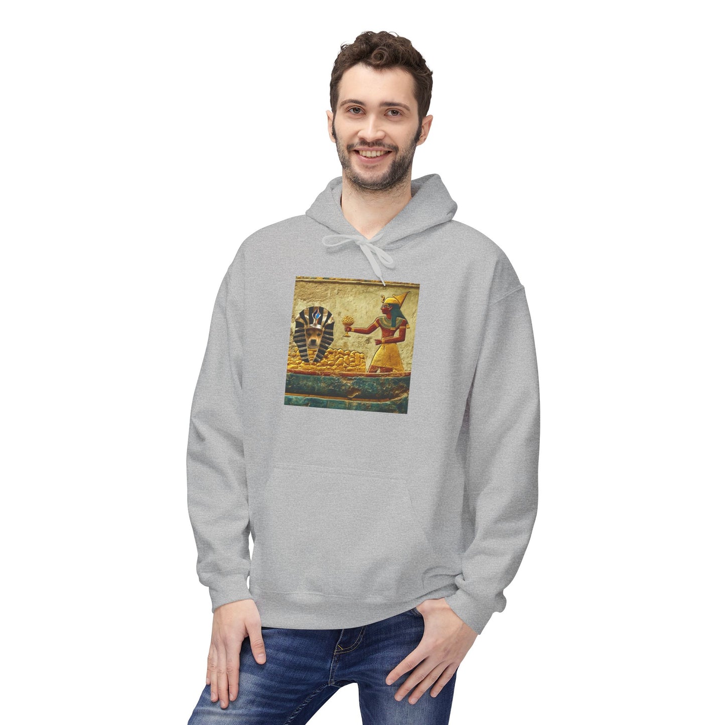 WIF Art Hoodie, Cozy Fleece Pullover for Art Lovers, Unique Gift for Creative Souls, Perfect for Casual Wear, Art-Inspired Fashion