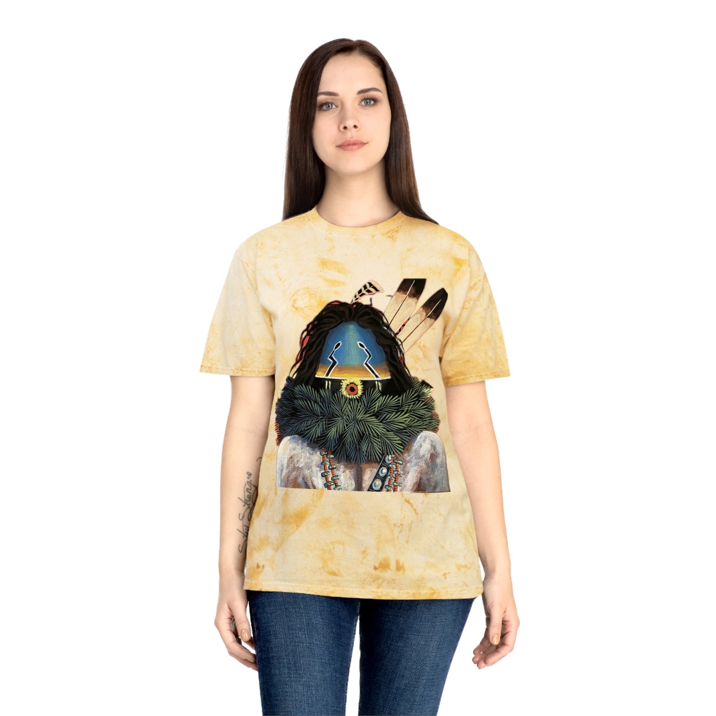 Vibrant Yei T-Shirt, Artistic Tee, Unisex Color Blast Shirt, Festival Fashion, Eco-Friendly T-Shirt, Unique Graphic Tee