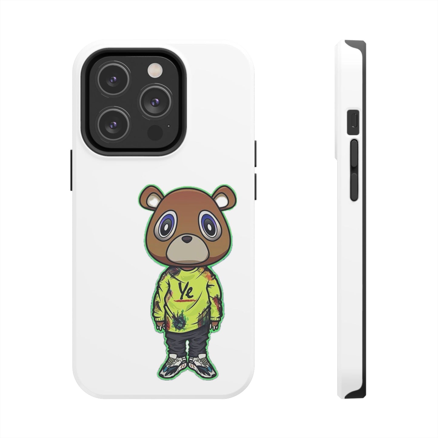 Ye Bear Tough Phone Cases with Cartoon Design - Unique Phone Cover, Durable Mobile Case, Cool Gift for Teens, Fun Accessory for Everyday Use