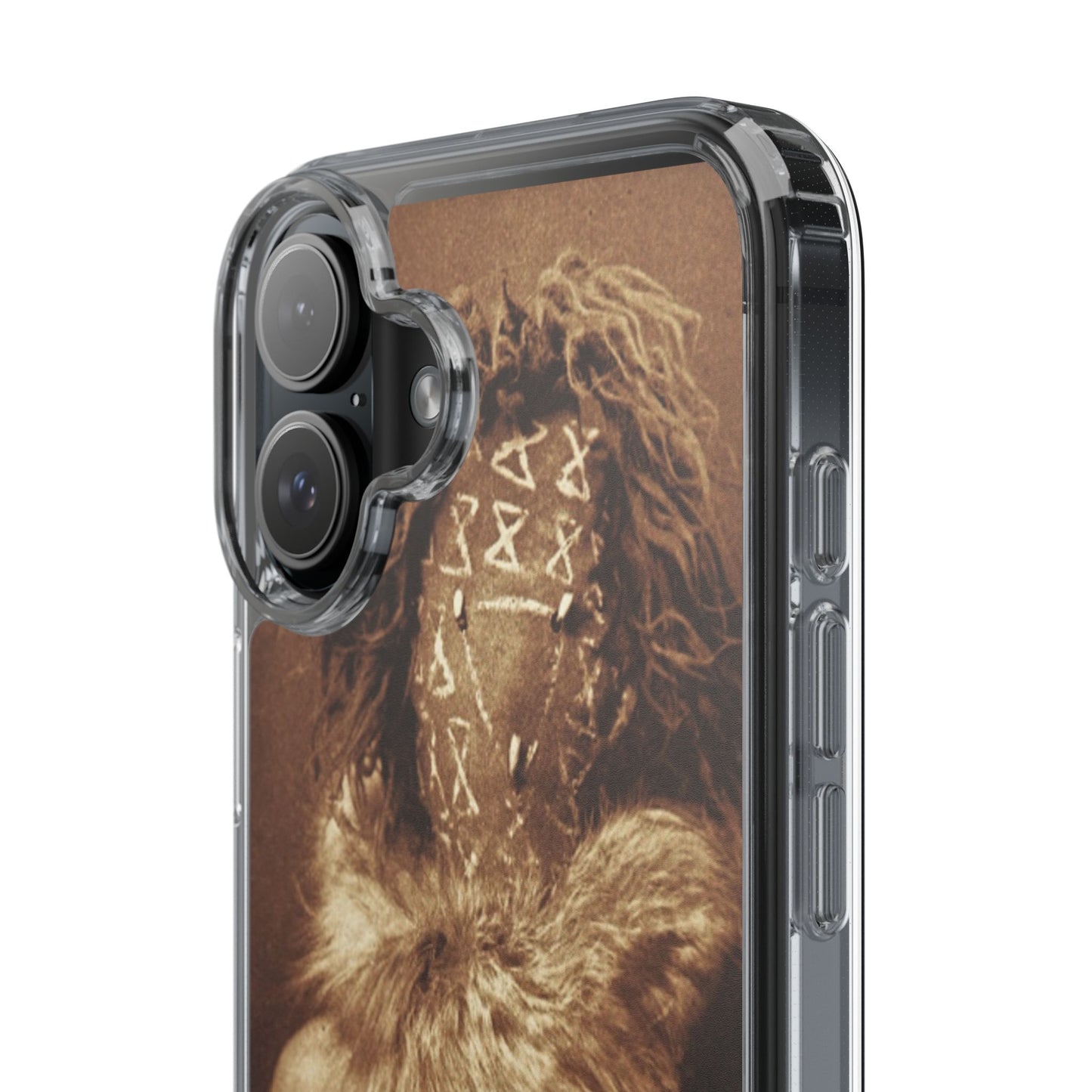 Yei Artistic Clear Phone Case for Unique Expression, Phone Accessories, Nature Lovers, Boho Style, Gift for Him/Her