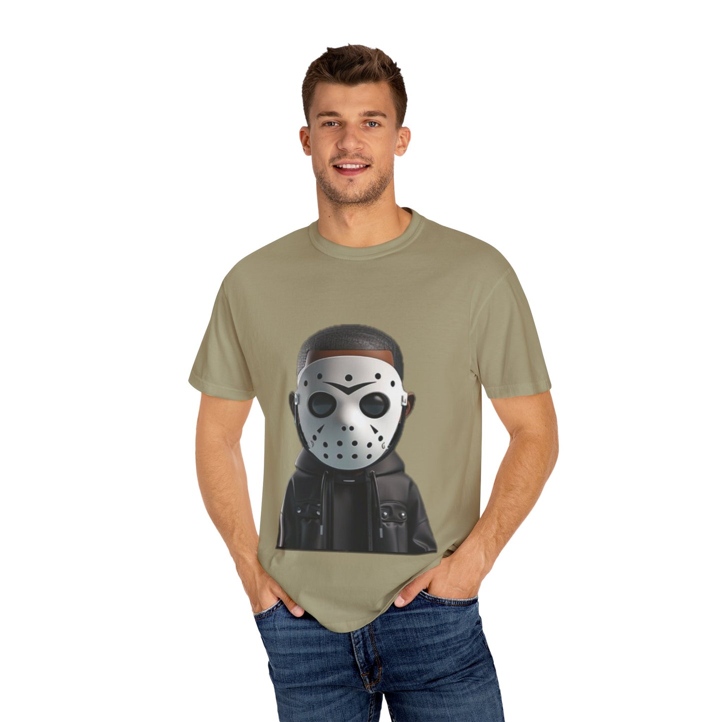 Ye Garment-Dyed T-Shirt with Modern Design, Fashion Tee, Casual Wear for All Occasions, Unique Graphic Shirt, Gift for Him/Her