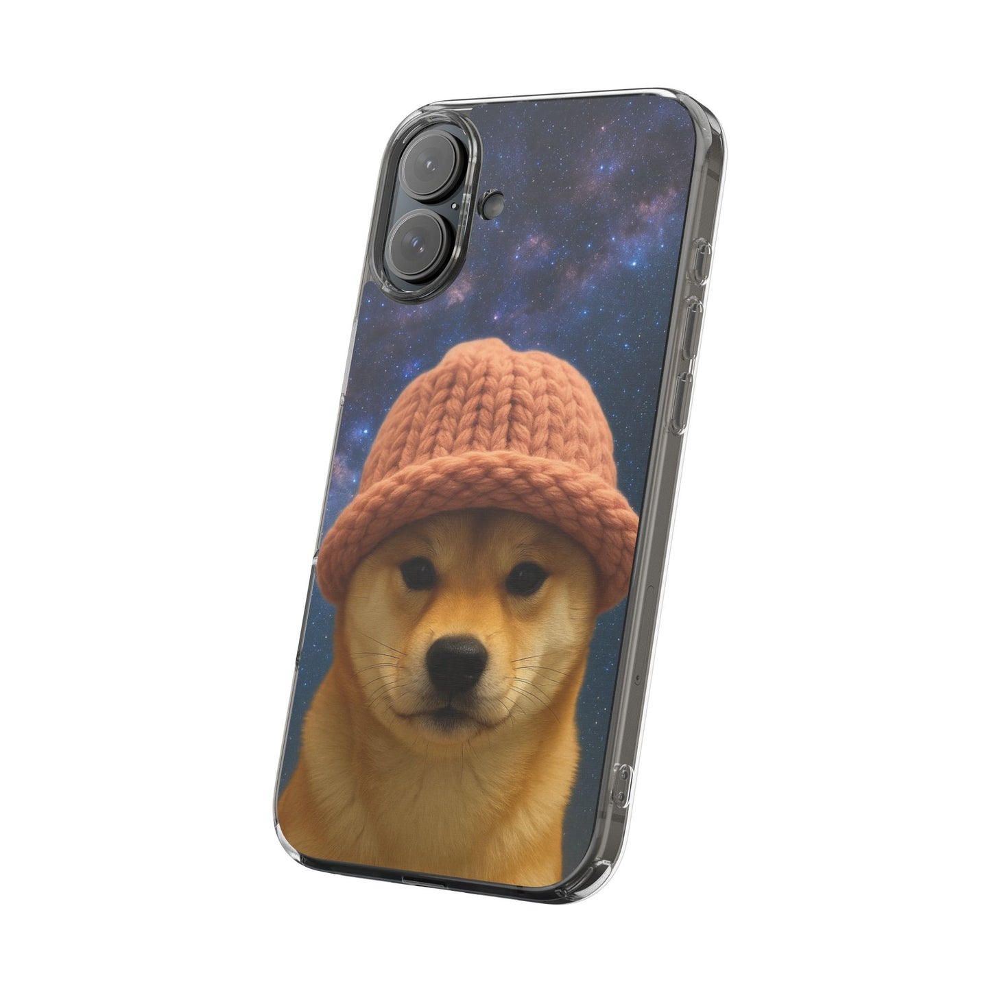 WIF Lovers Clear Phone Case, Cute Phone Cover for Animal Lovers, Pet Gift, Trendy Smartphone Accessory, Unique Dog Case