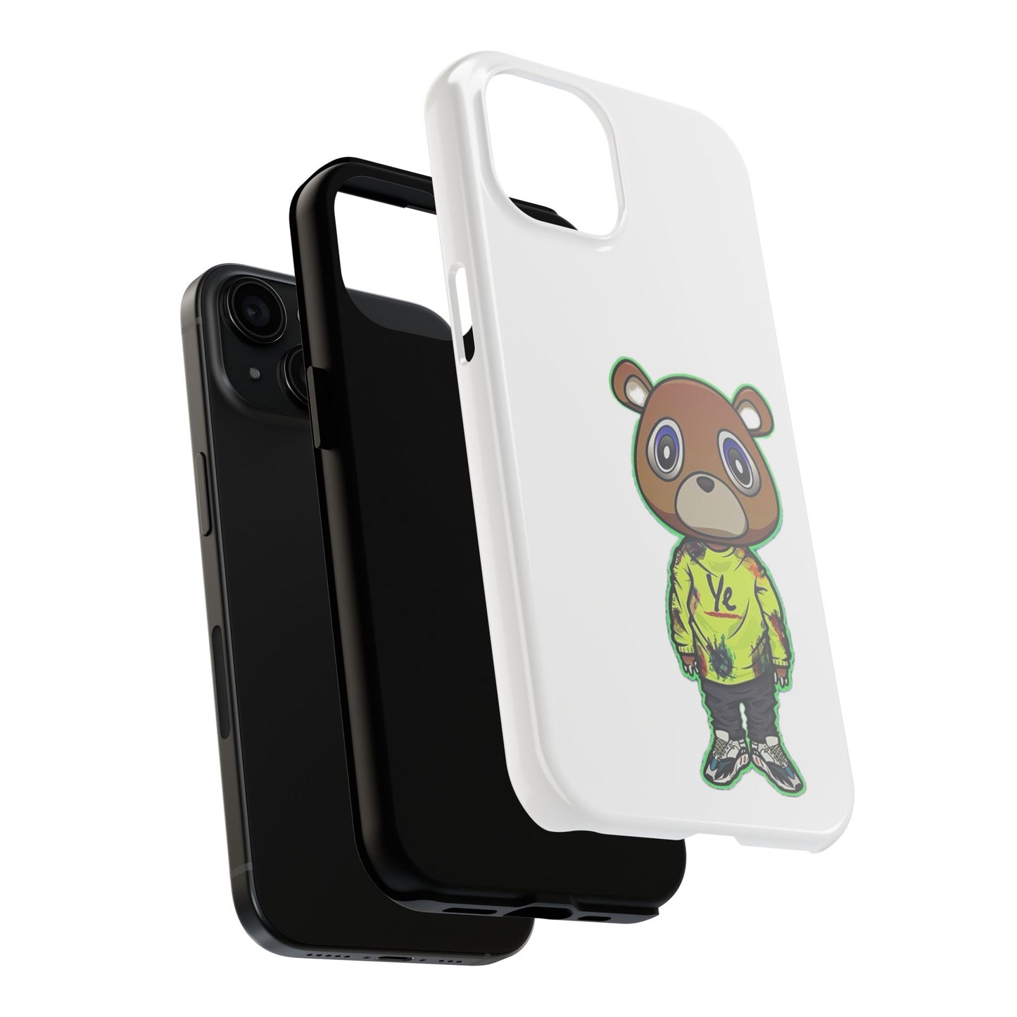 Ye Bear Tough Phone Cases with Cartoon Design - Unique Phone Cover, Durable Mobile Case, Cool Gift for Teens, Fun Accessory for Everyday Use