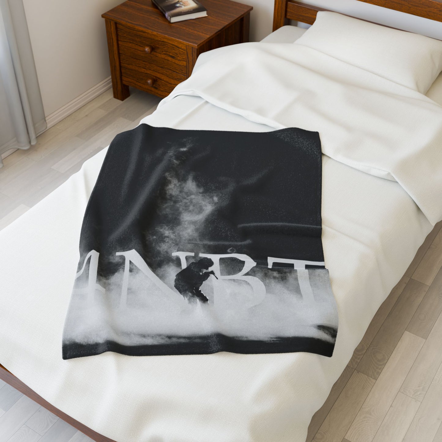 4NBT Cozy Velveteen Plush Blanket - Perfect for Home Decor, Gift for Him/Her, Snuggle Nights, Cold Weather, or Any Occasion