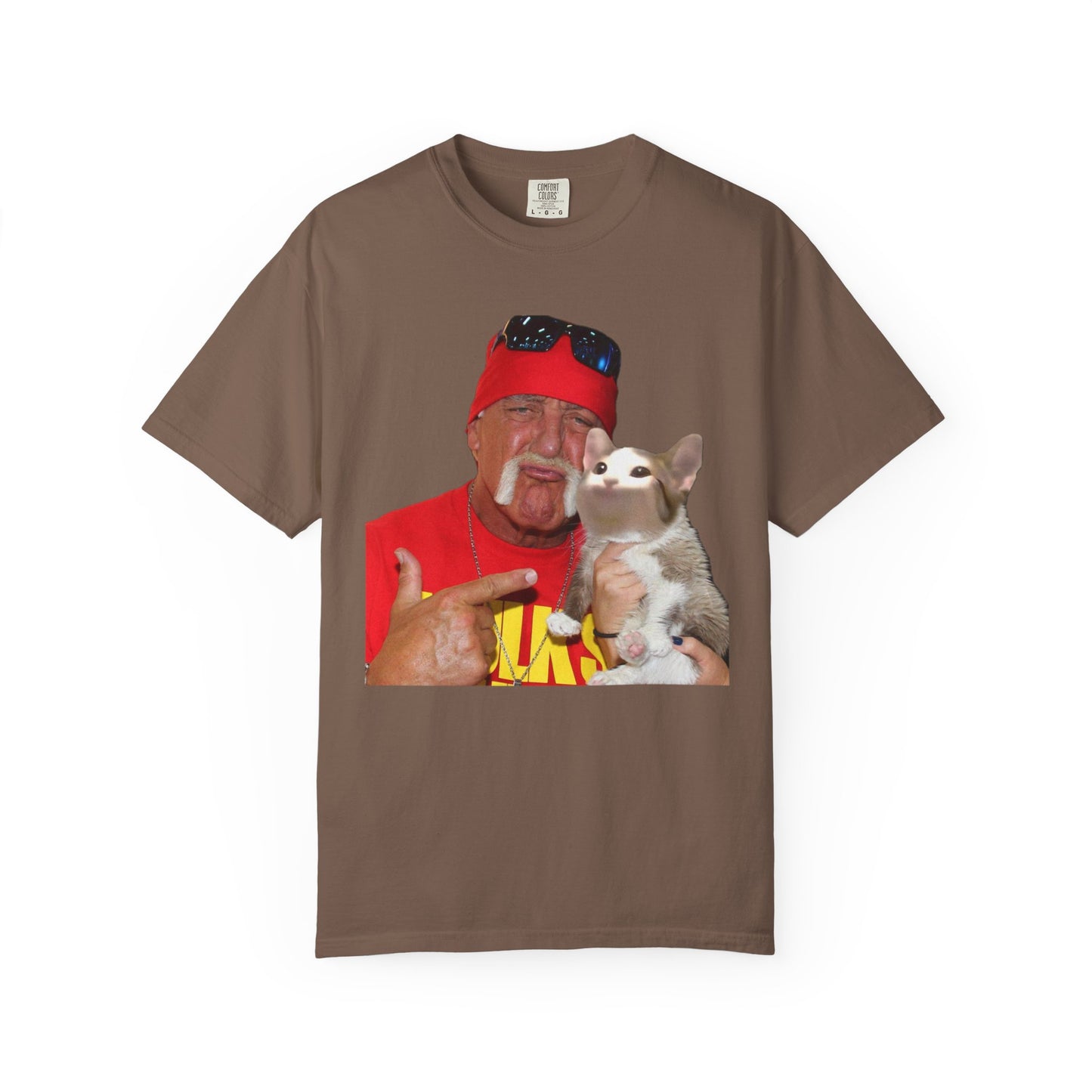 POPCAT Hilarious Unisex T-Shirt: Perfect for Dads, Pet Lovers, Gifts, Funny Apparel, Casual Wear, Cat Lovers