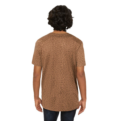 Trench Merch Crown Leopard Print Tee, Casual Statement Shirt, Urban Fashion Top, Gift for Him, Everyday Wear