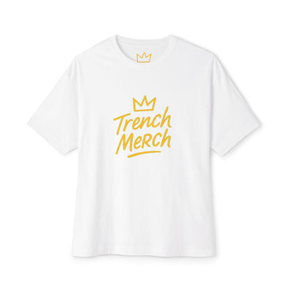 Trench Merch Oversized Boxy Tee | Unisex Casual T-Shirt | Streetwear Style | Perfect Gift for Fans | Everyday Comfort Tee