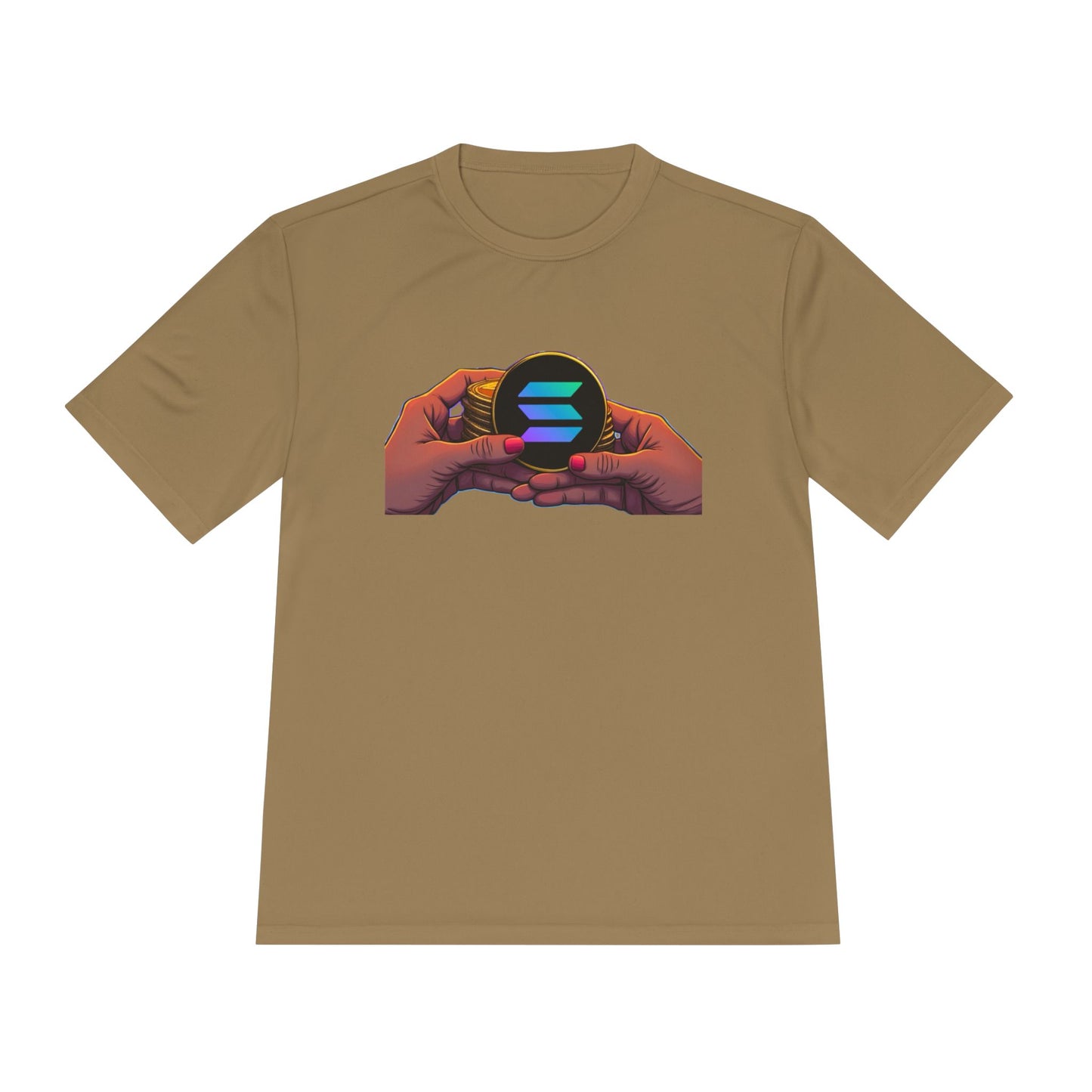 Unisex Moisture Wicking Tee featuring SOLANA & YZY designs, Perfect for Athletes, Casual Wear, Fitness Goals, Everyday Use, Sports Events