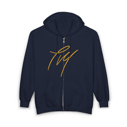 Trench Merch CrownUnisex Heavy Blend™ Full Zip Hooded Sweatshirt