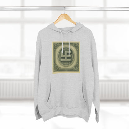 Swasticoin Cozy Three-Panel Fleece Hoodie - Ideal for Casual Days, Layering, and Gift Giving | Perfect for Home, Travel, and Outdoor Use
