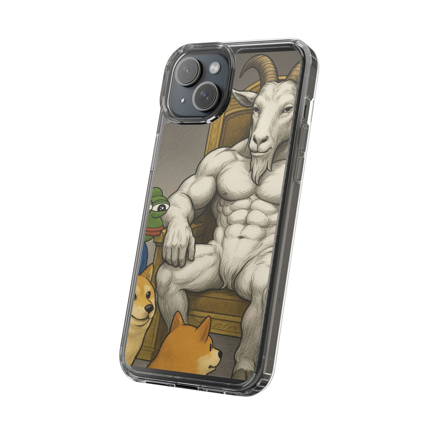 Whimsical Clear Phone Cases with Goat Design - Perfect Gift for Animal Lovers, Unique Phone Accessories, Fun Cell Phone Cases, Quirky [...]