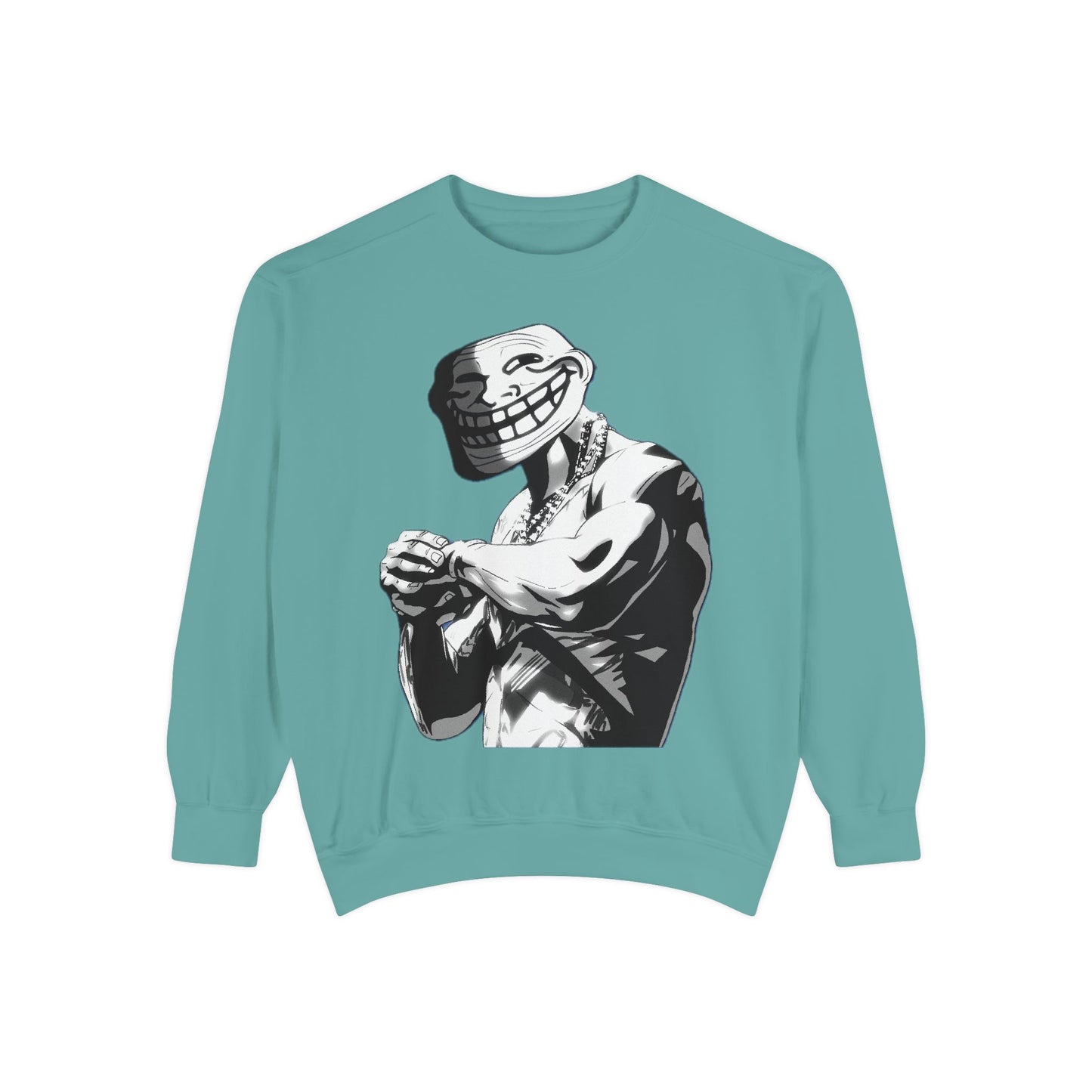 TROLL Stylish Unisex Sweatshirt with Playful Graphic, Trendy Streetwear, Cozy and Casual, Perfect Gift for Any Occasion, Unique Art Design