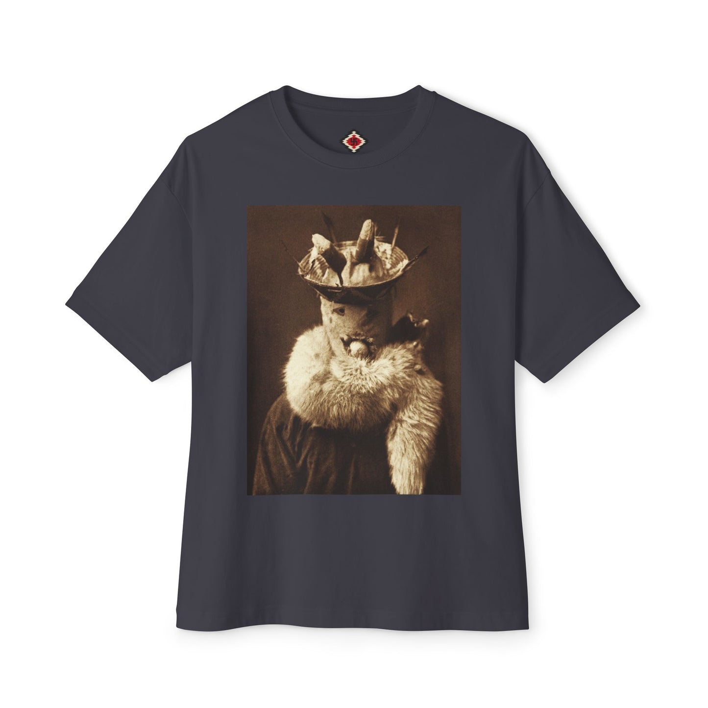 Yei Oversized Tee - Unique Gift, Casual Wear, Vintage Style, Cute Animal T-Shirt