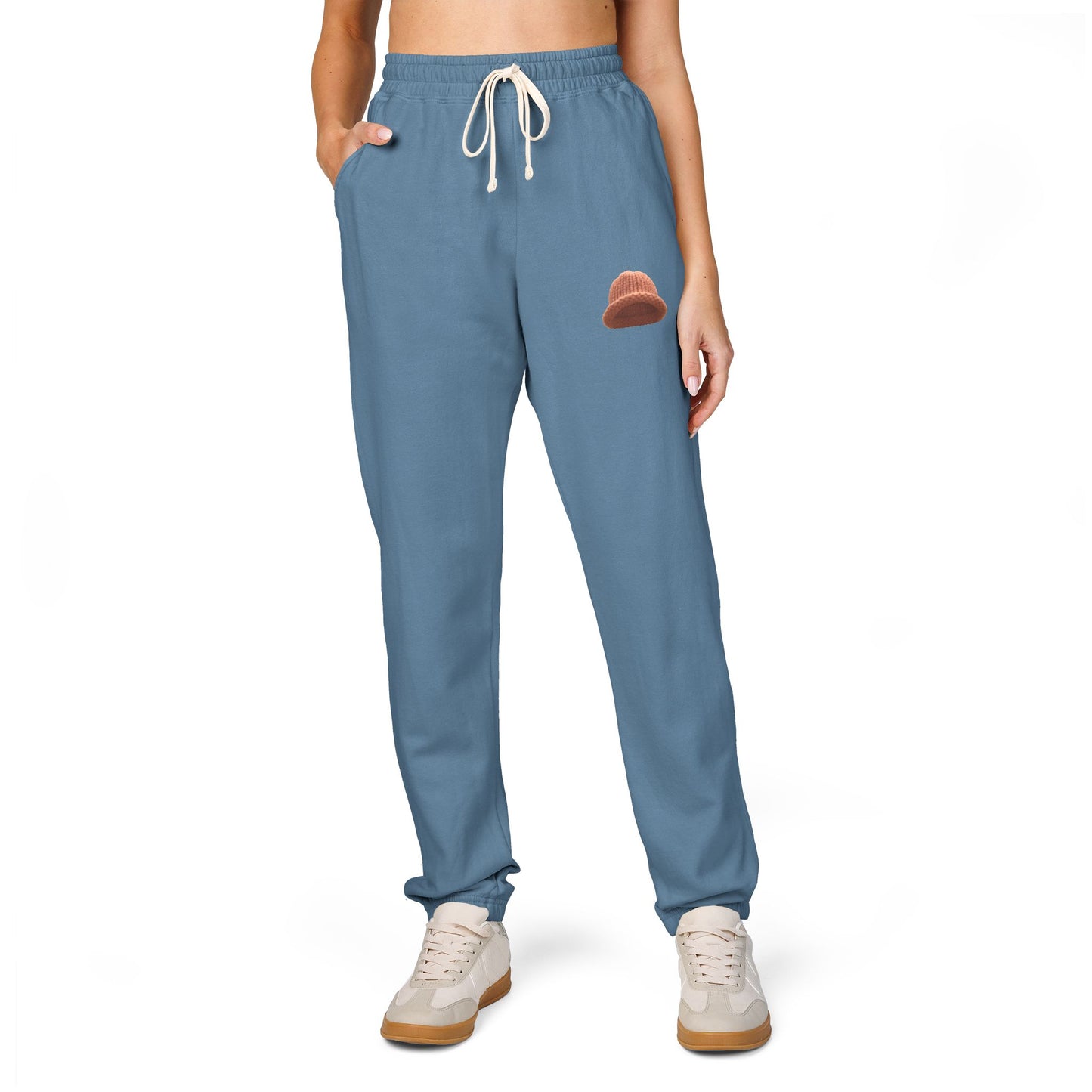 WIF Cozy Fleece Sweatpants for Home & Leisure - Perfect Gift for Relaxation, Lounging, Meditation, Christmas & Birthdays