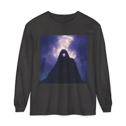 Swasticoin Mystical Mountain Long Sleeve T-Shirt | Unisex Graphic Tee, Trendy Layering Top, Casual Wear, Perfect Gift for Adventurers