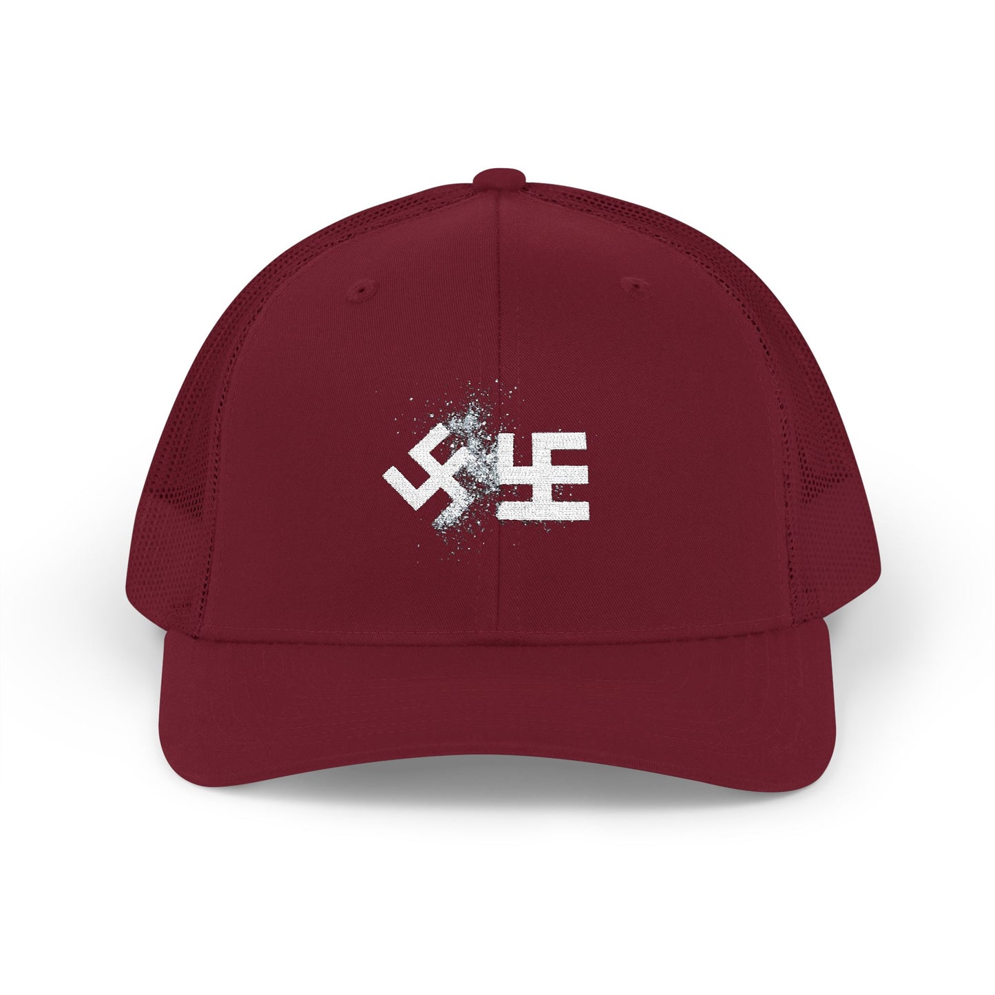 Swasticoin Stylish Embroidered Snapback Trucker Cap - Trendy Hat for Outdoors, Casual Wear, Gift for Him or Her, Adjustable, Unique Design