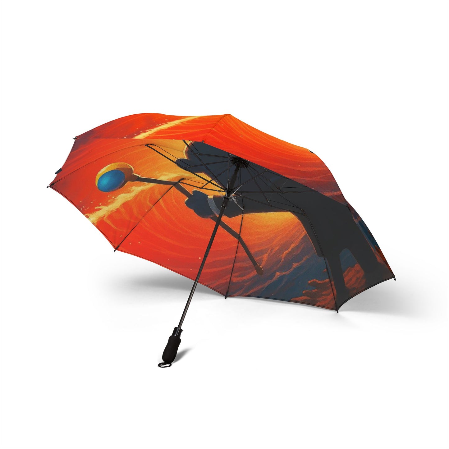 4NBT Vibrant Bear Design Umbrella - Perfect for Rainy Days, Gifts, Outdoor Adventures, Travel Essentials, Kids & Adults