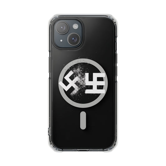 Swasticoin Magnetic Clear Phone Case, Stylish Protective Case for iPhones, Durable and Trendy Phone Cover, Perfect Gift for Tech Lovers, Modern Design