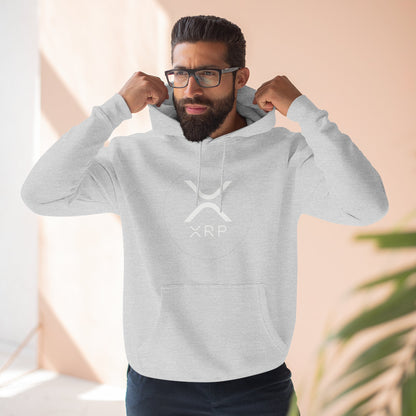 XRP Cozy Three-Panel Fleece Hoodie for Relaxed Casual Style, Perfect for Lounging, Gifting, Everyday Wear, and Cozy Nights