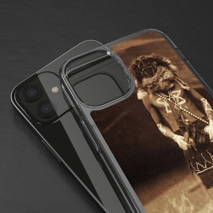 Vintage Spirit Animal Clear Phone Case, Eco-Friendly Cell Phone Cover, Unique Gift for Nature Lovers, Boho Style Mobile Accessory, [...]