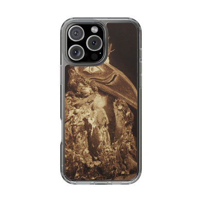Yei Vintage Bird Design Clear Phone Case, Artistic Phone Accessories, Unique Gift for Nature Lovers, Eco-Friendly Tech Case, Stylish Protection