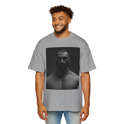 GIGA Stylish Men's Oversized Tee for Comfort Lovers, Casual Wear, Street Style, Gift for Him, Trendy Tee with Gigachad Design
