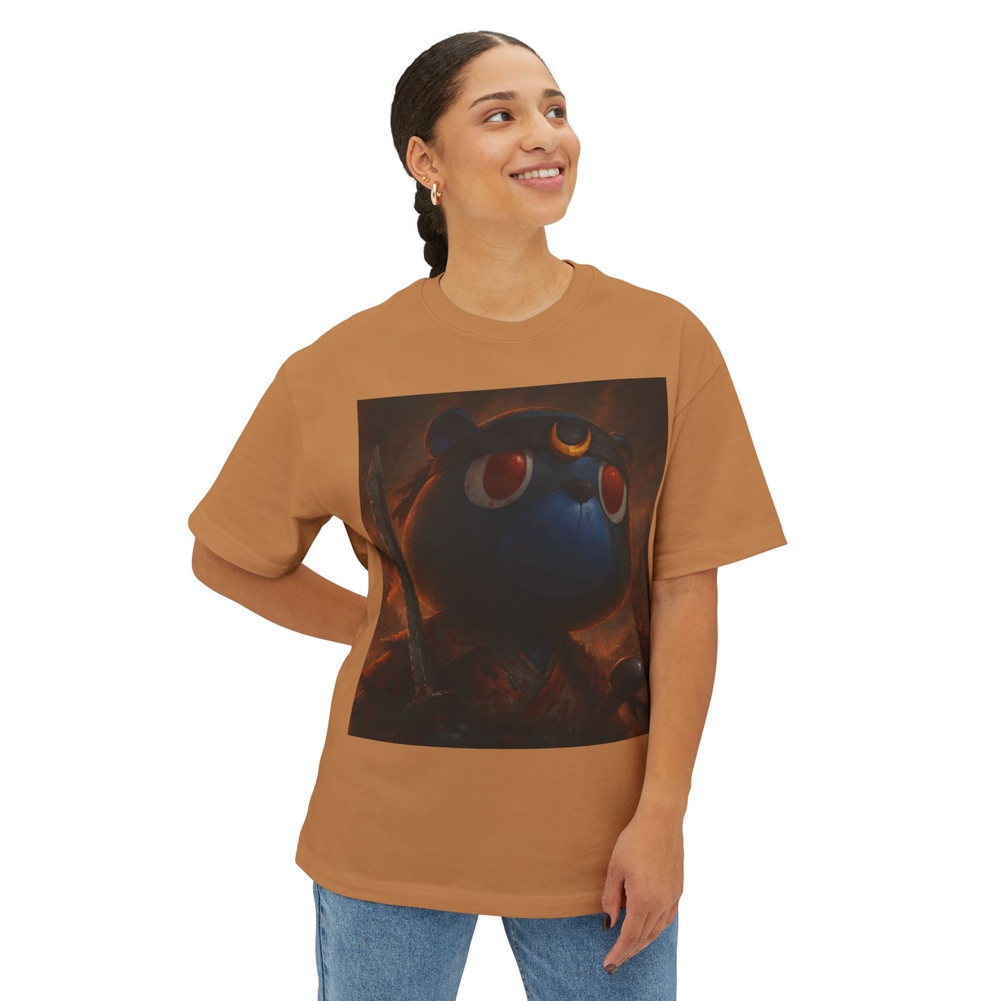 4NBT Fierce Fantasy Graphic Tee, Unisex Oversized Shirt, Casual Streetwear, Gamer Apparel, Unique Gift for Anime Fans
