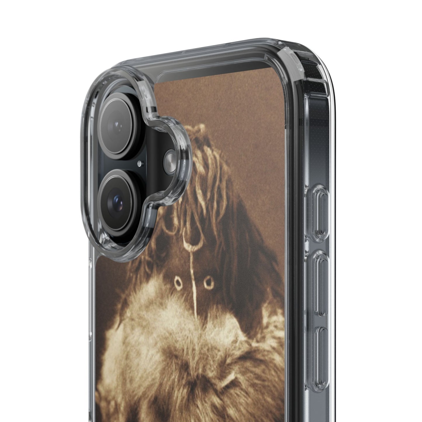 Yei Vintage Art Phone Case, Clear Case, Unique Gift for Art Lovers, Bohemian Style, Customizable Phone Cover, Trendy Accessories