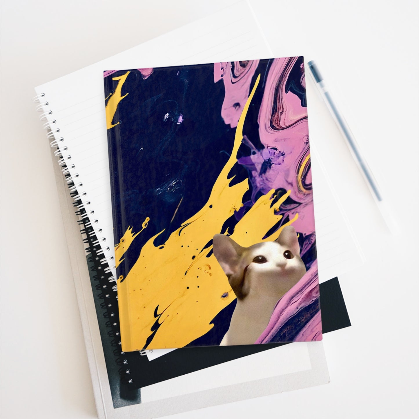 POPCAT Journal with Inspirational Quotes, Fun Garden Theme, Blank Notebook, Gift for Pet Lovers, Cute Stationery, [...]